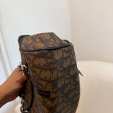 Brown Dior Romantique Trotter Hand Bag