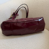 Coach Patent Red Maggie Bag