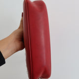 Rare Coach Red Signature Demi Hamptons Bag