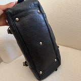 Black Leather Gucci Bowler Shoulder Bag