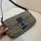 Fendi Signature Brown Baguette Bag