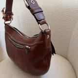 Coach Chestnut Leather Hobo Bag