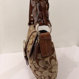 Coach Brown Canvas Large Soho Bag