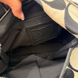 Coach Grey Monogram Shoulder Bag