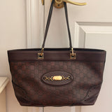 Brown Guccissima Tote Bag