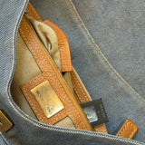 Fendi Chef Denim Shoulder Bag