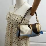 Coach Multicolor Scarf Print Shoulder Bag