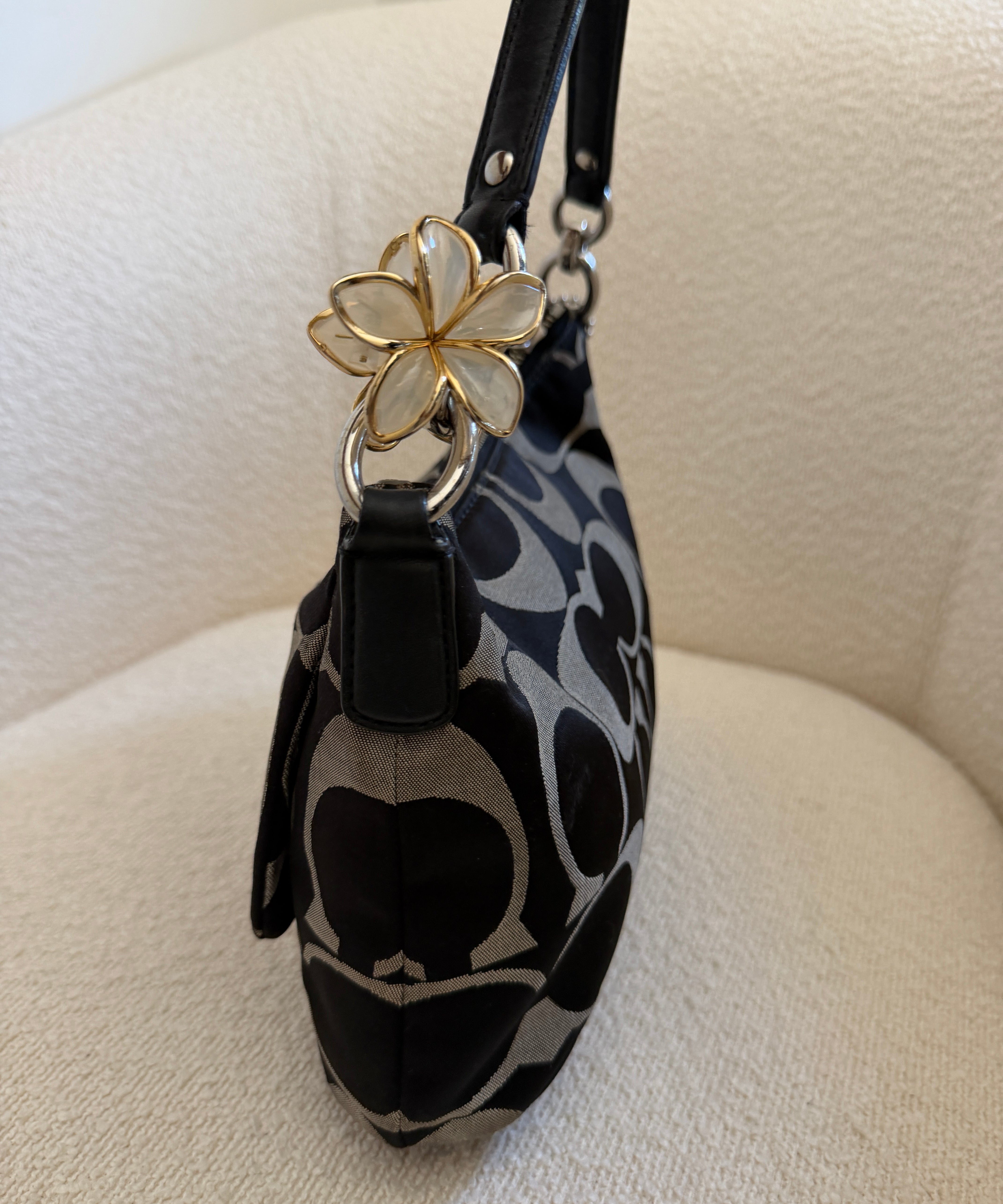 Coach Black Kristen Shoulder Bag