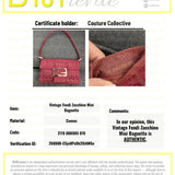 Red Mini Fendi Baguette Shoulder Bag