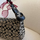 Coach Grey Signature Shoulder Bag