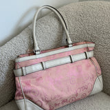 Coach Pastel Pink Signature Hamptons Carry-All Bag