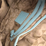 Coach Light Blue Leather Large Soho Bag