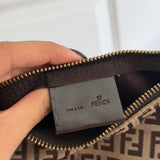 Fendi Signature Brown Pochette Bag