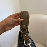 Grey Coach Canvas Large Carly Bag