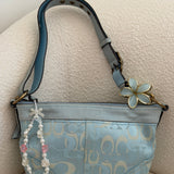 Coach Baby Blue Optic Shoulder Bag