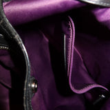 Coach Black Canvas Maggie Bag