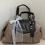 Brown Coach Signature Ashley Bag