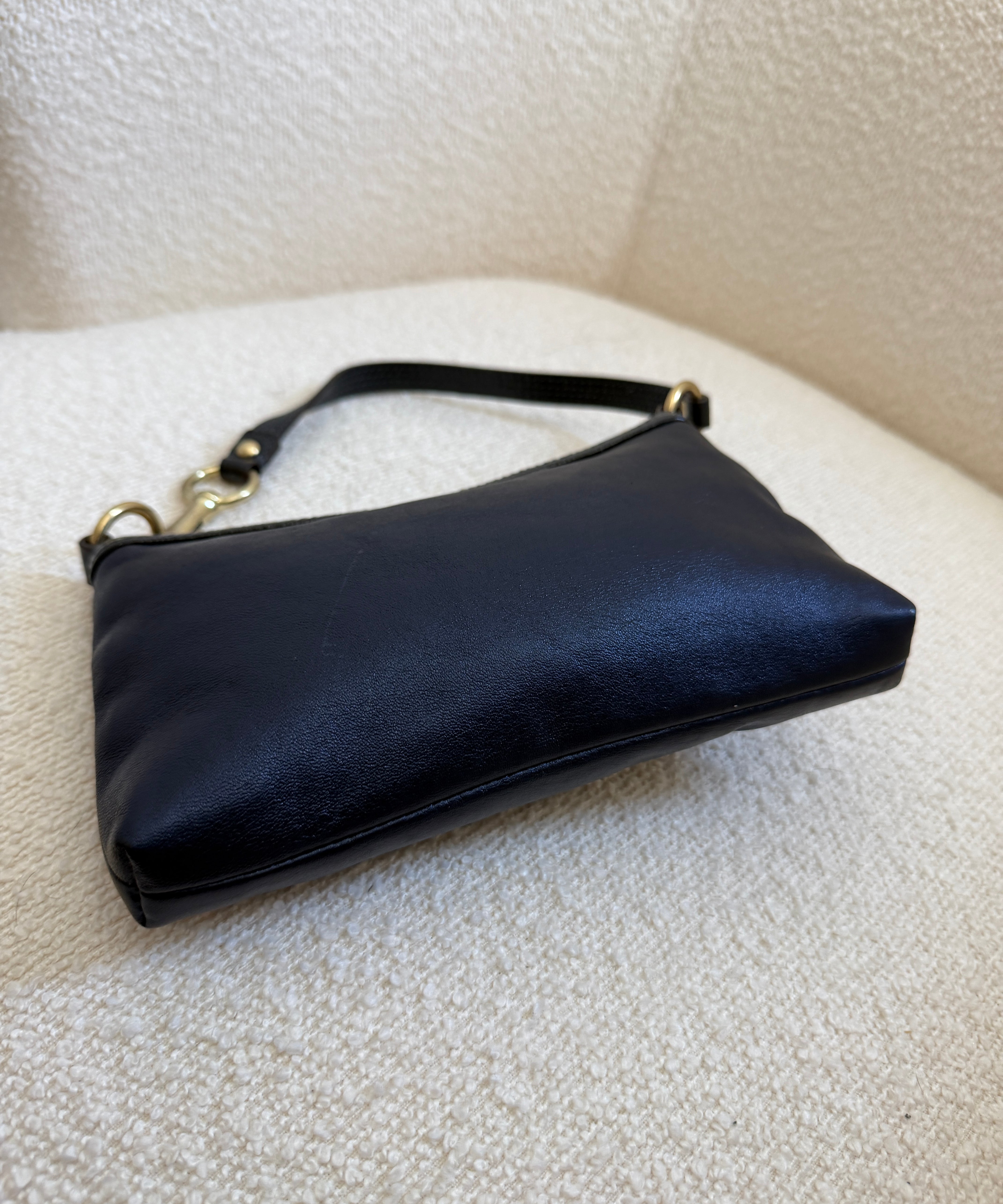 Coach Navy Poppy Mini Shoulder Bag