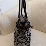 Coach Grey Signature Hamptons Carry-All Bag