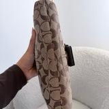 Coach Snakeskin Signature Soho Baguette