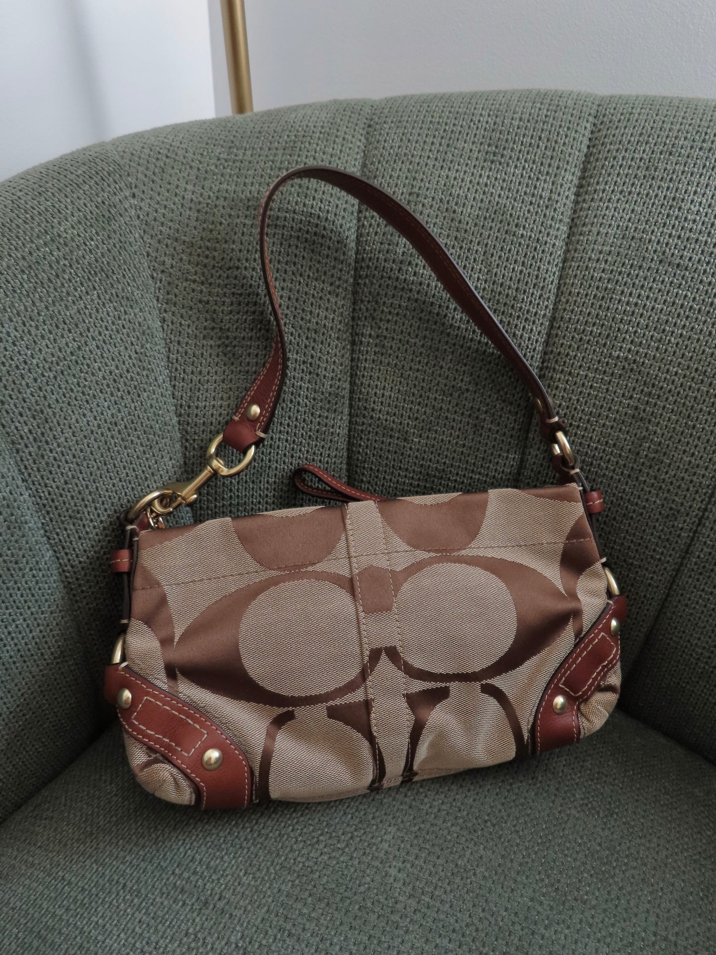 Coach Brown Mini Carly Bag