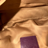 Coach Purple Leather Medium Carly Bag