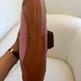 Rare Coach Pink Mini Soho with Brown Trim