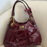 Coach Patent Red Maggie Bag