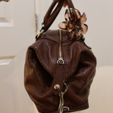 Brown Leather Coach Sabrina Madison Bag