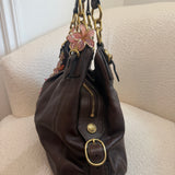 Coach Brown Leather Maggie Shoulder Bag