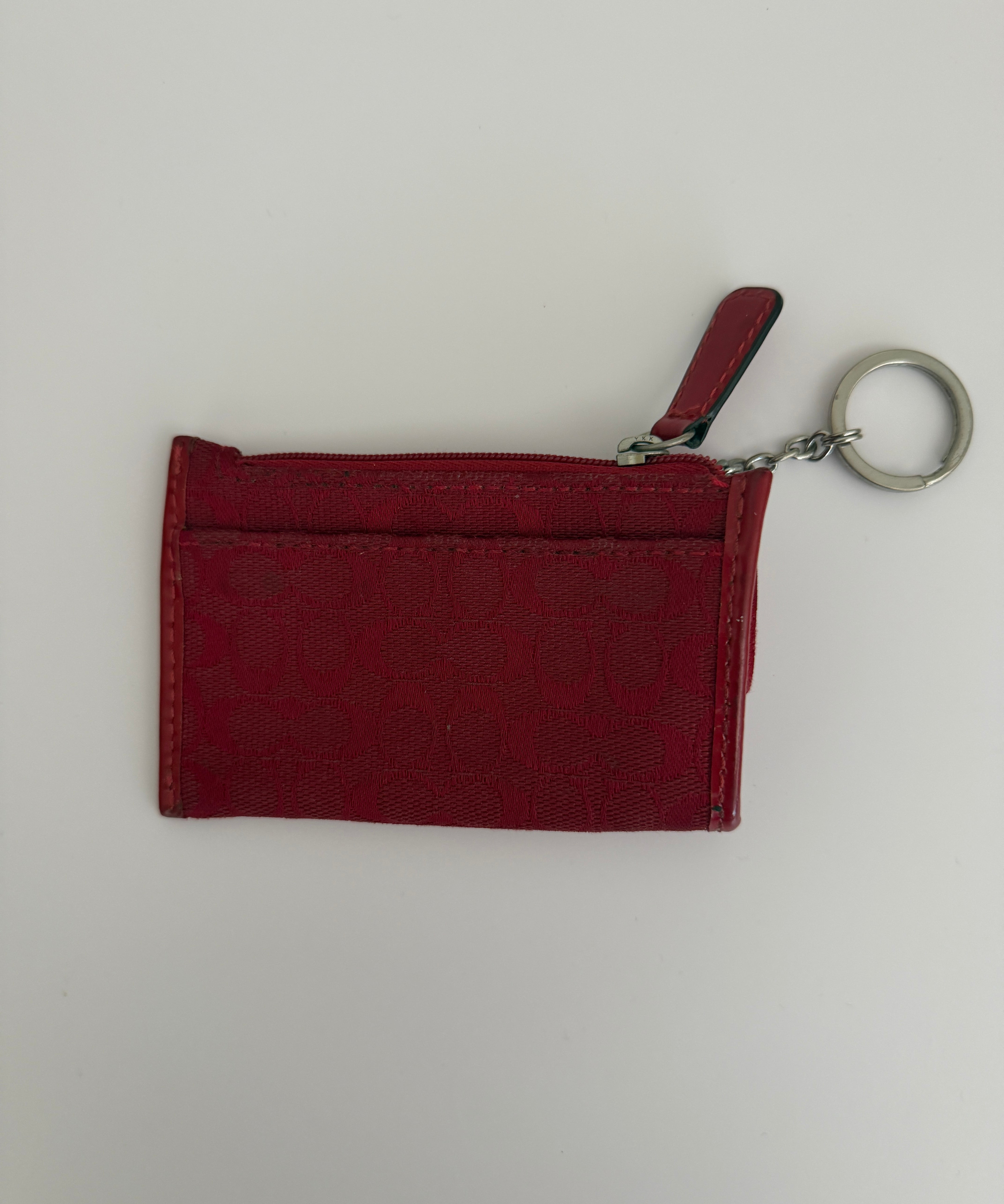 Red Coach Signature  Cardholder