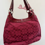Rare Coach Burgundy Soho Lynn Bag