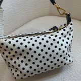 Rare White Miu Miu Polka Dot Spirit Mini Bag