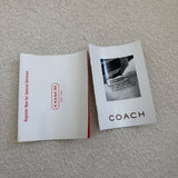 Coach purple Canvas Demi Hamptons Buckle Bag