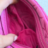 Coach Pink Signature Cosmetic Case