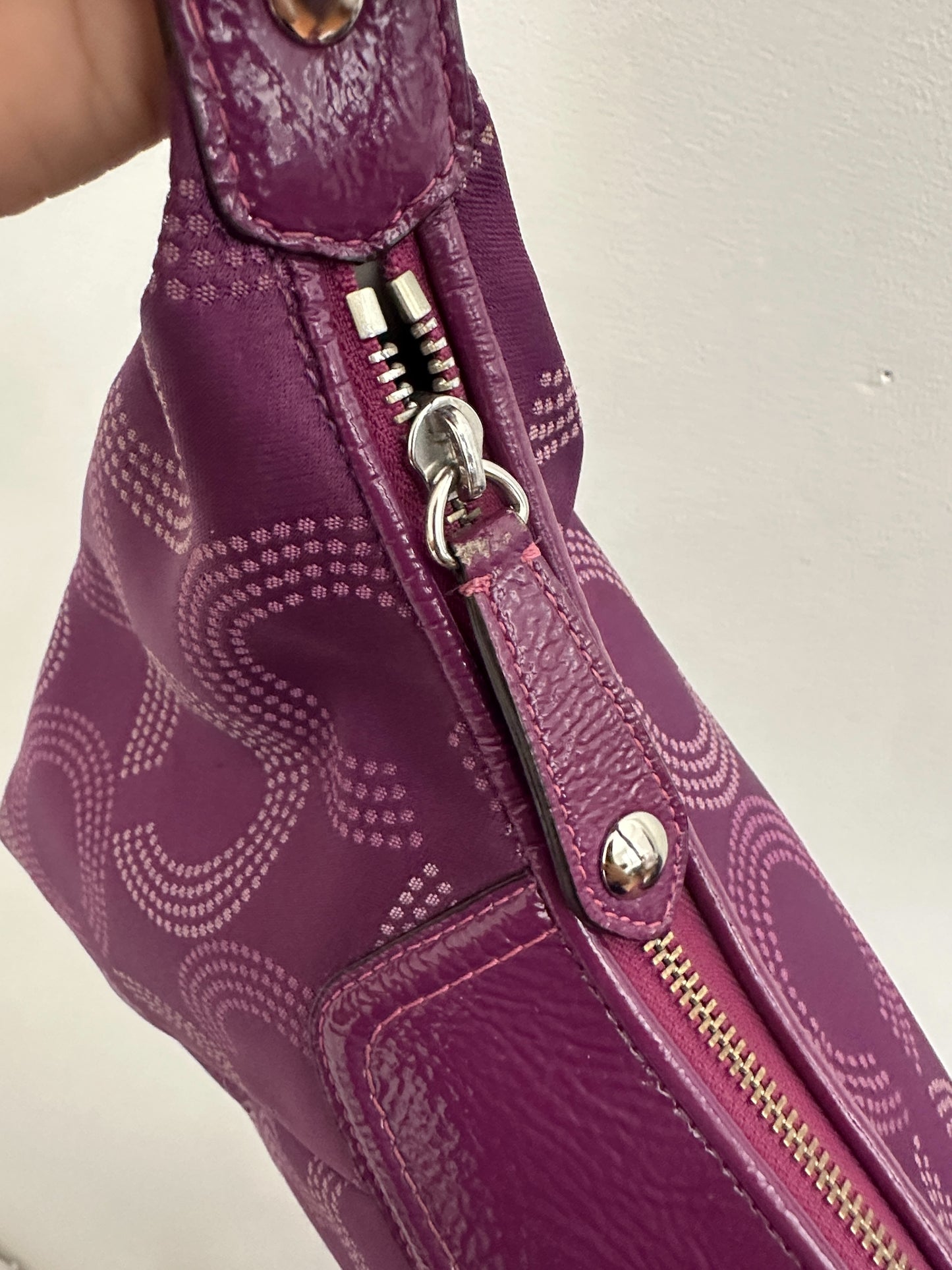 Coach Purple Madison Shoulder Bag