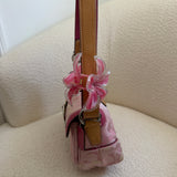 Rare Coach Pink Optic Double Pocket Soho Bag