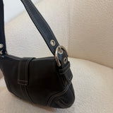 Black Leather Mini Soho Bag