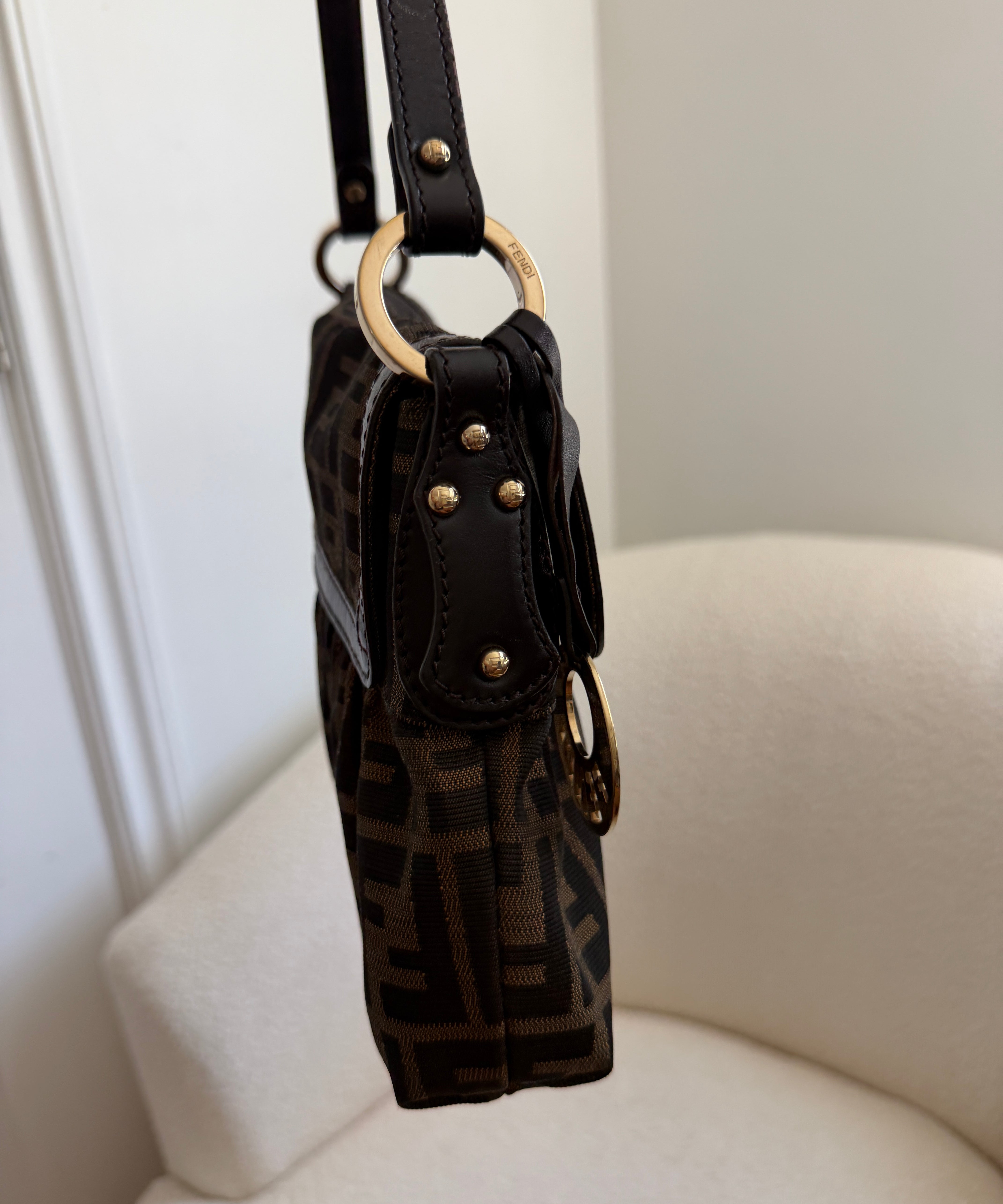 Fendi Zucca Chef Shoulder Bag