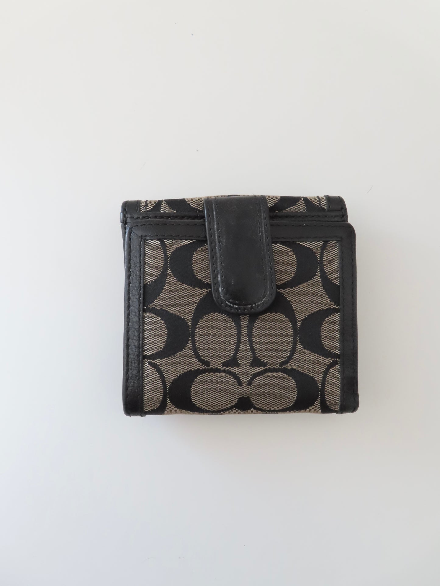 Coach Grey Signature Soho Wallet