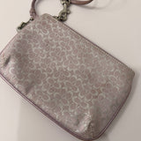 Coach Lilac Purple Optic Lurex Shoulder Bag Set