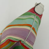 Stripe Coach Signature Top Handle Pochette