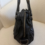 Archive Miu Miu Black Studded Flower Shoulder Bag