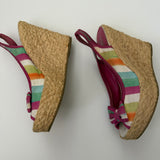 Coach Peep-Toe Grace Wedges (6.5)