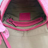 Coach Pink Canvas Mini Soho Bag