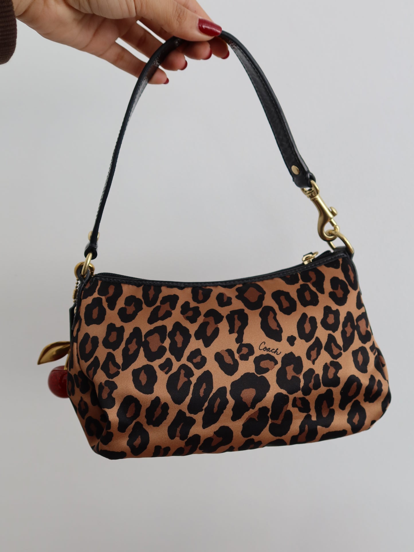 Coach Leopard Print Madison Mini Bag