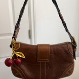 Coach Whiskey Leather Mini Soho Bag