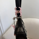 Coach Grey Canvas Demi Hamptons Buckle Bag