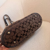 Coach Brown Signature Gallery Tote Bag