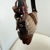 Coach Brown Soho Demi Flap Bag